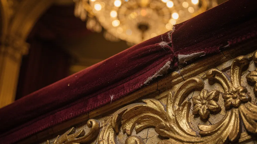 Intérieur somptueux d'une salle d'opéra avec velours rouge et lustres dorés évoquant l'élégance du Grand Théâtre de Genève